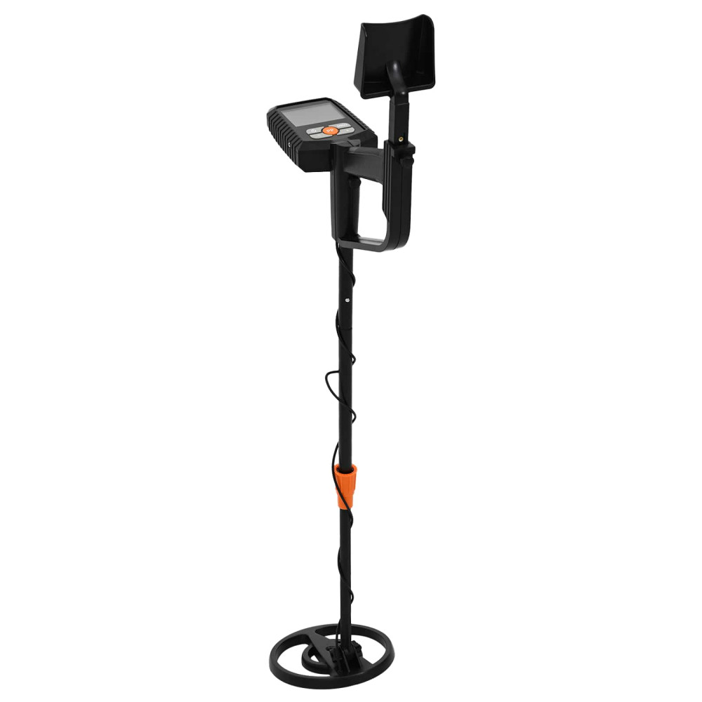 Produktbild för Metalldetektor med LCD-skärm 3 modeller 19 cm spole Svart