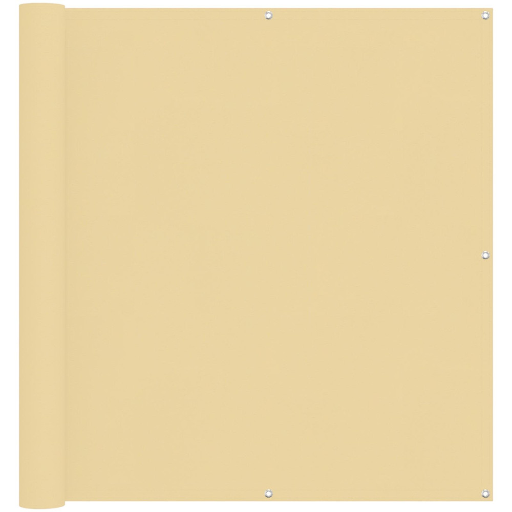 Produktbild för Balkong Skärm Sand 110 x 600 cm Oxford Tyg