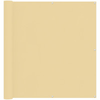 Produktbild för Balkong Skärm Sand 110 x 1000 cm Oxford Tyg
