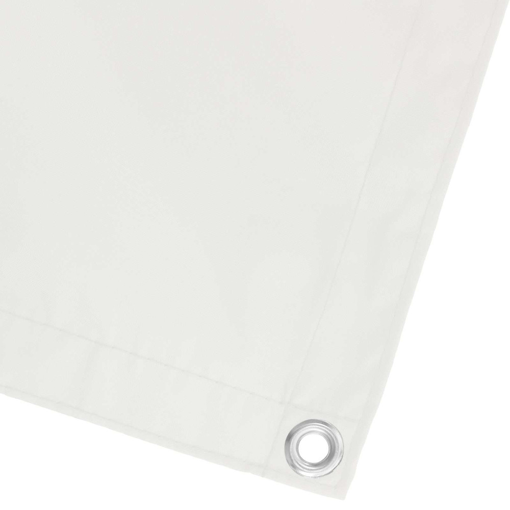 Produktbild för Balkong Skärm Vit 100 x 400 cm Oxford Tyg