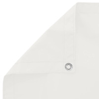 Produktbild för Balkong Skärm Vit 100 x 400 cm Oxford Tyg