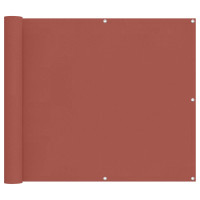 Produktbild för Balkong Skärm Terracotta 100 x 400 cm Oxford Tyg