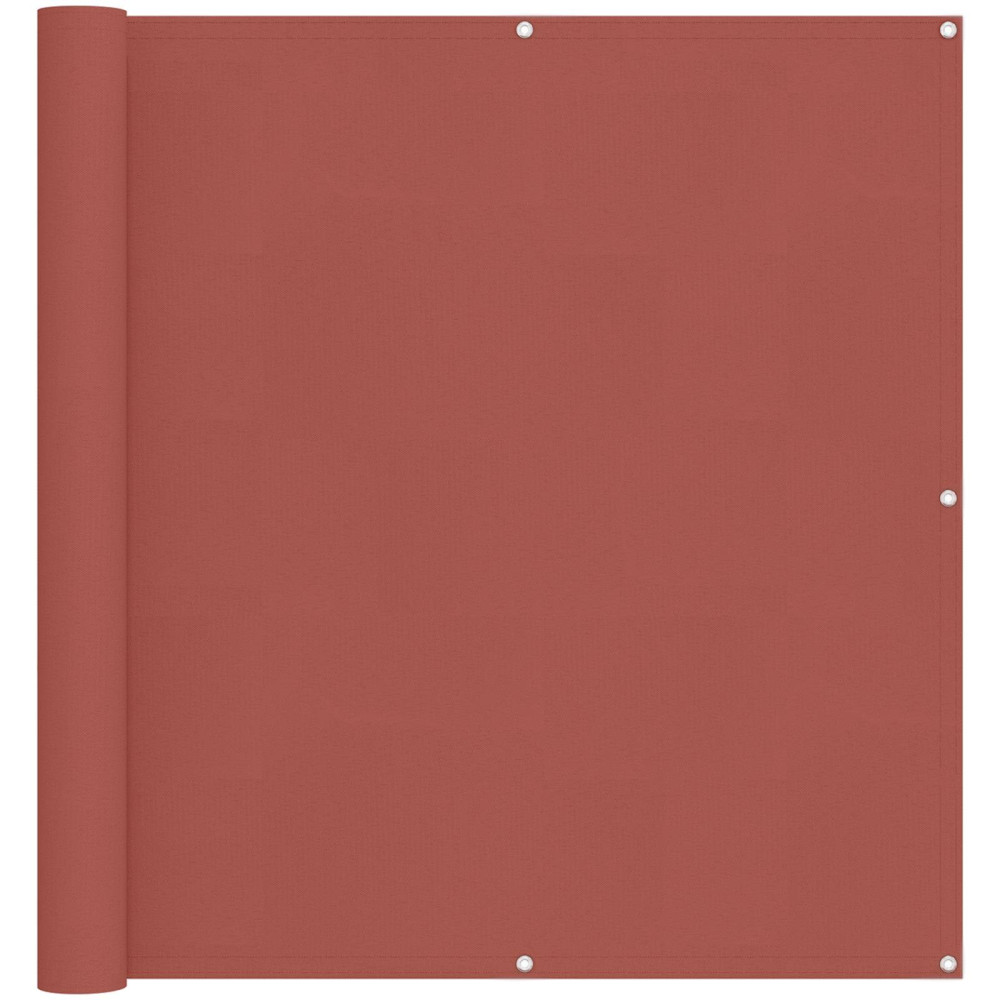Produktbild för Balkong Skärm Terracotta 110 x 300 cm Oxford Tyg