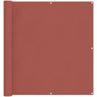Produktbild för Balkong Skärm Terracotta 110 x 800 cm Oxford Tyg