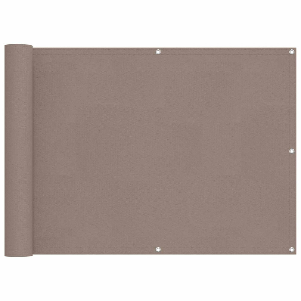 Produktbild för Balkong Skärm 75 x 200 cm PU-belagt oxford alu