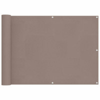 Produktbild för Balkong Skärm 75 x 200 cm PU-belagt oxford alu