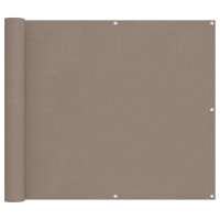 Produktbild för Balkong Skärm Taupe 100 x 300 cm Oxford Tyg