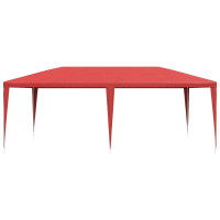 Produktbild för Partytält Röd 600 x 300 x 255 cm PE och stål