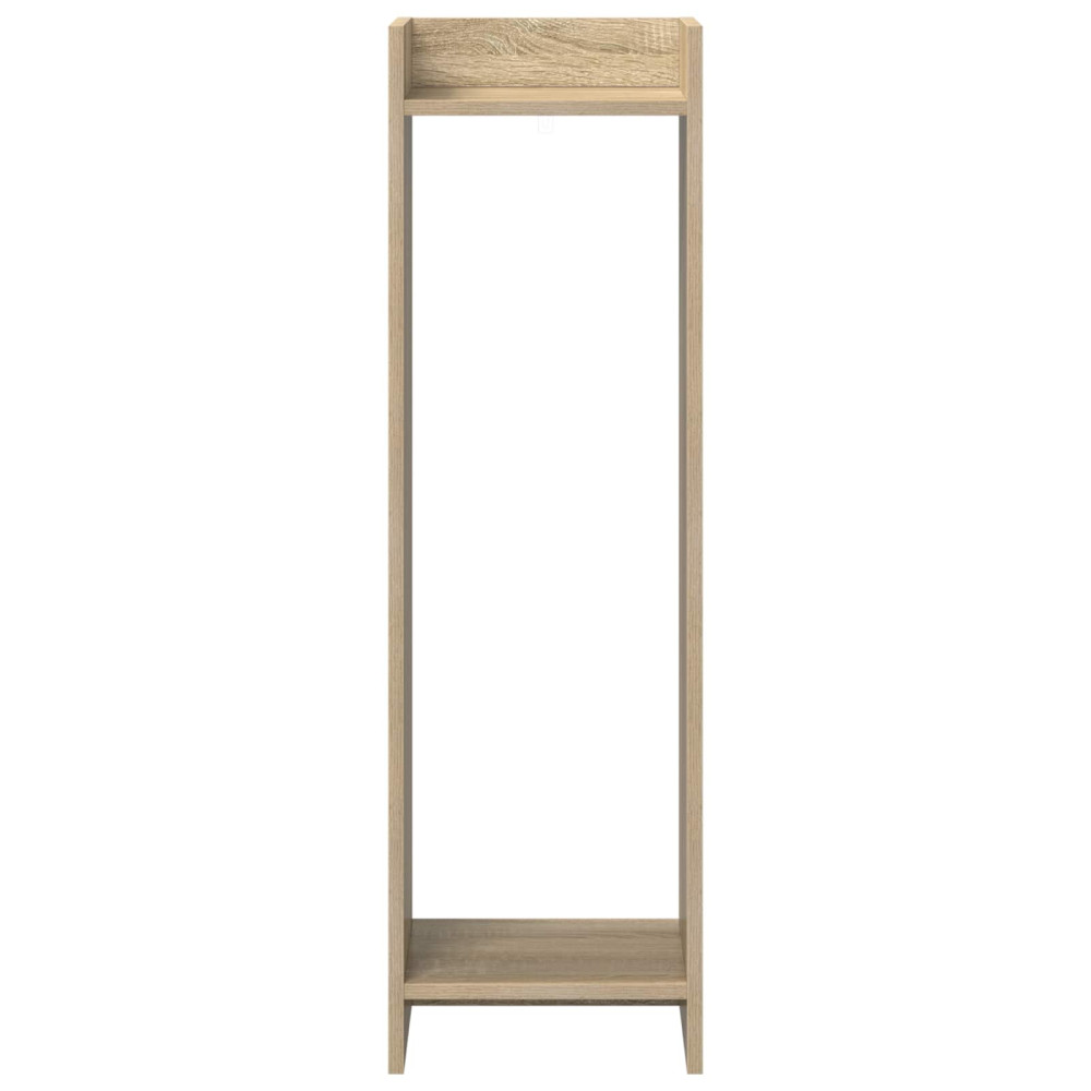 Produktbild för Växtställ Sonoma-ek 30 x 30 x 100 cm Konstruerat trä