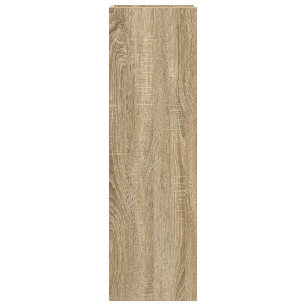 Produktbild för Växtställ Sonoma-ek 30 x 30 x 100 cm Konstruerat trä