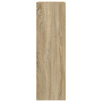 Produktbild för Växtställ Sonoma-ek 30 x 30 x 100 cm Konstruerat trä