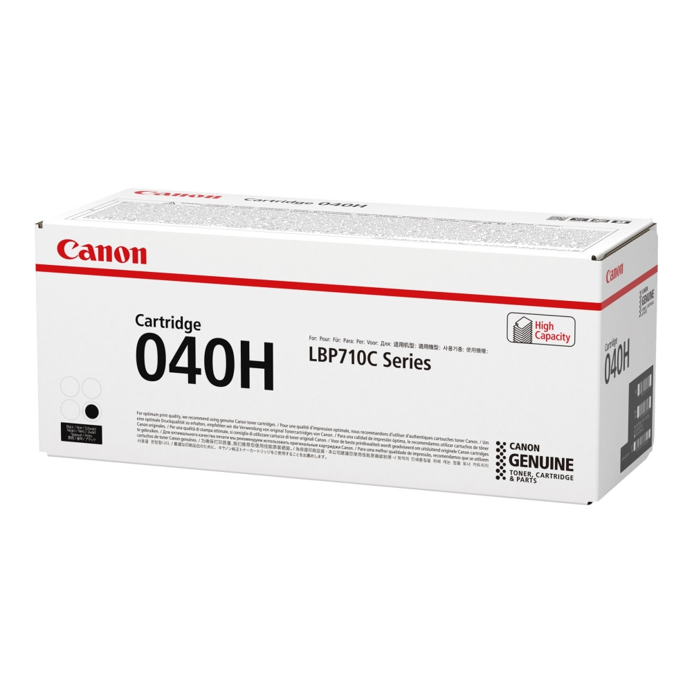 Produktbild för Canon 040 H - hög kapacitet - svart - original - tonerkassett
