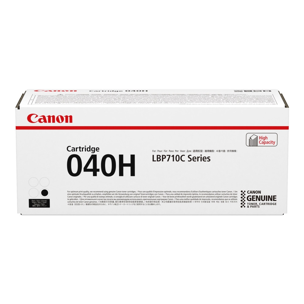 Produktbild för Canon 040 H - hög kapacitet - svart - original - tonerkassett