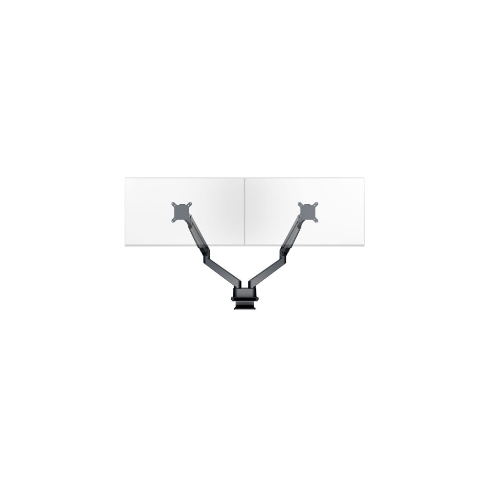 Produktbild för Multibrackets M VESA Gas Lift Arm Dual Side by Side monteringssats - justerbar arm - för 2 LCD-bildskärmar - svart