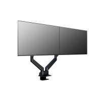 Produktbild för Multibrackets M VESA Gas Lift Arm Dual Side by Side monteringssats - justerbar arm - för 2 LCD-bildskärmar - svart