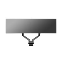 Produktbild för Multibrackets M VESA Gas Lift Arm Dual Side by Side monteringssats - justerbar arm - för 2 LCD-bildskärmar - svart