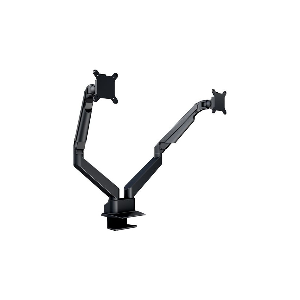 Produktbild för Multibrackets M VESA Gas Lift Arm Dual Side by Side monteringssats - justerbar arm - för 2 LCD-bildskärmar - svart