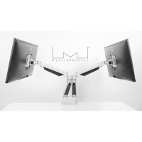 Produktbild för Multibrackets M VESA Gas Lift Arm Dual Side by Side monteringssats - justerbar arm - för 2 LCD-bildskärmar - svart