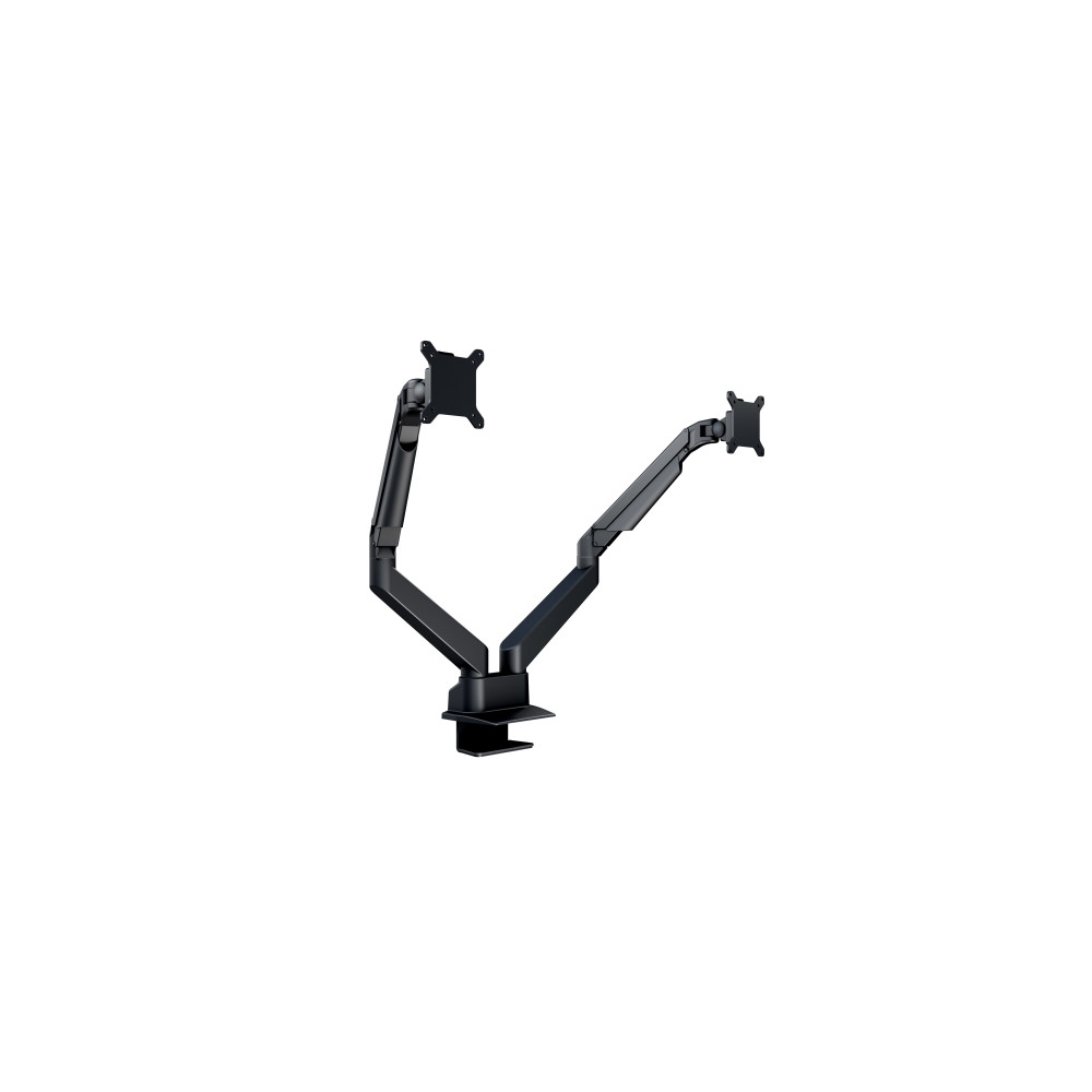 Produktbild för Multibrackets M VESA Gas Lift Arm Dual Side by Side monteringssats - justerbar arm - för 2 LCD-bildskärmar - svart