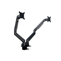 Produktbild för Multibrackets M VESA Gas Lift Arm Dual Side by Side monteringssats - justerbar arm - för 2 LCD-bildskärmar - svart