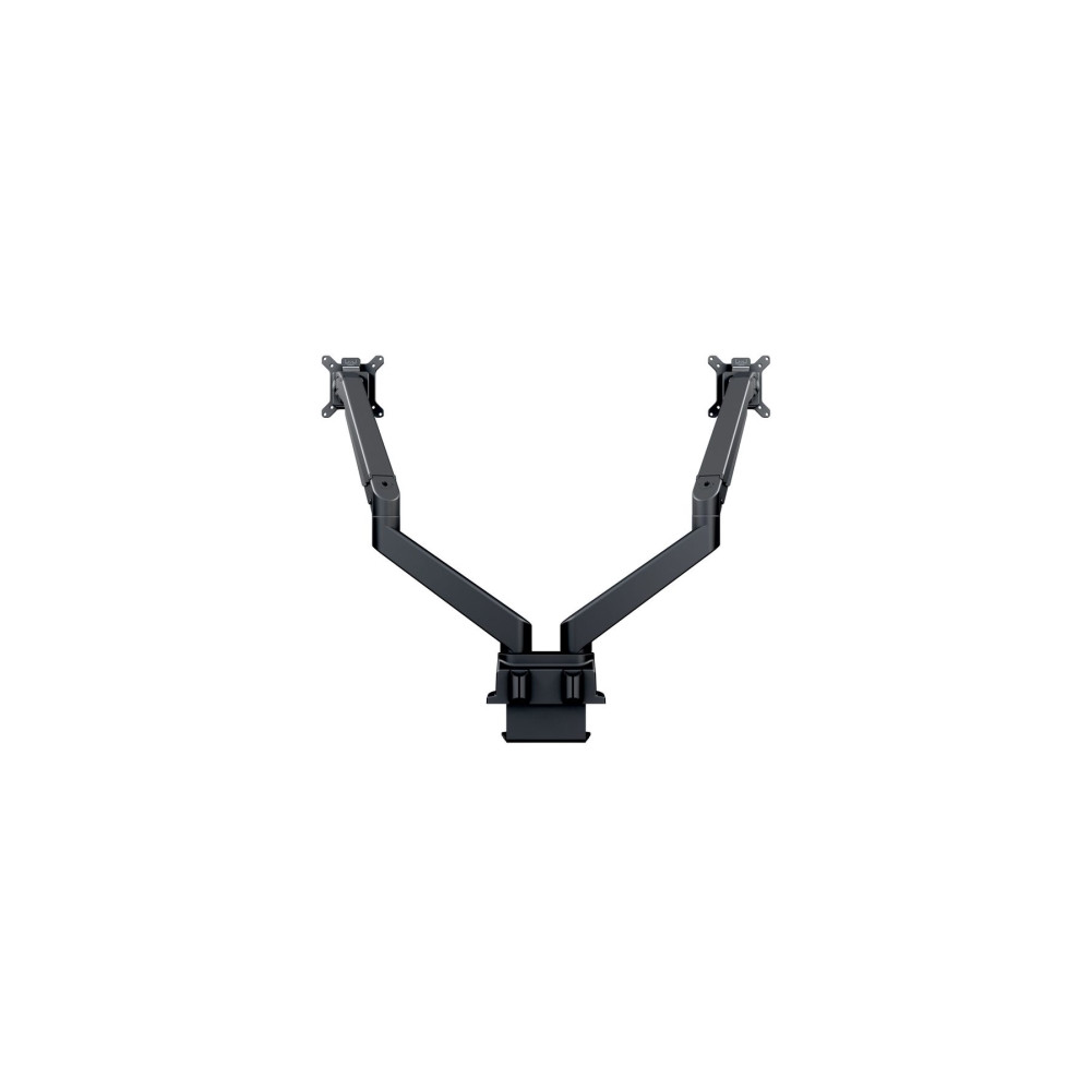 Produktbild för Multibrackets M VESA Gas Lift Arm Dual Side by Side monteringssats - justerbar arm - för 2 LCD-bildskärmar - svart