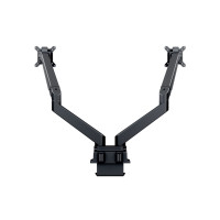 Produktbild för Multibrackets M VESA Gas Lift Arm Dual Side by Side monteringssats - justerbar arm - för 2 LCD-bildskärmar - svart