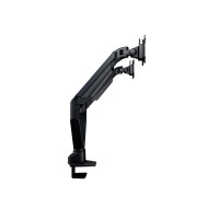 Produktbild för Multibrackets M VESA Gas Lift Arm Dual Side by Side monteringssats - justerbar arm - för 2 LCD-bildskärmar - svart