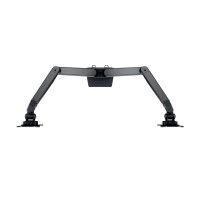 Produktbild för Multibrackets M VESA Gas Lift Arm Dual Side by Side monteringssats - justerbar arm - för 2 LCD-bildskärmar - svart