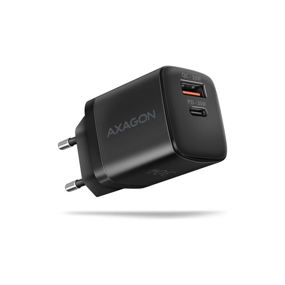 Produktbild för AXAGON ACU-PQ30 strömadapter - USB typ A, USB-C - 30 Watt