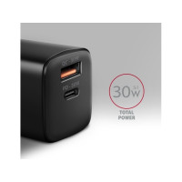 Produktbild för AXAGON ACU-PQ30 strömadapter - USB typ A, USB-C - 30 Watt