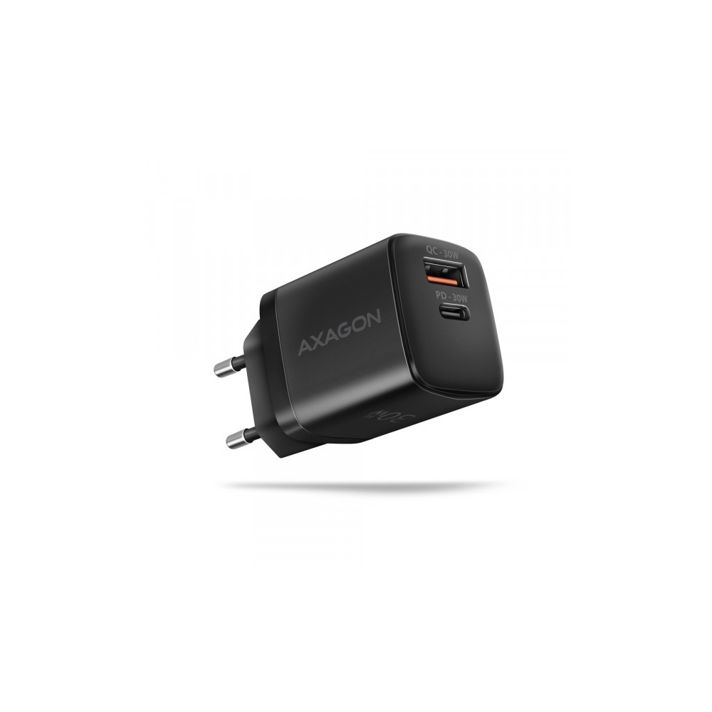 Produktbild för AXAGON ACU-PQ30 strömadapter - USB typ A, USB-C - 30 Watt