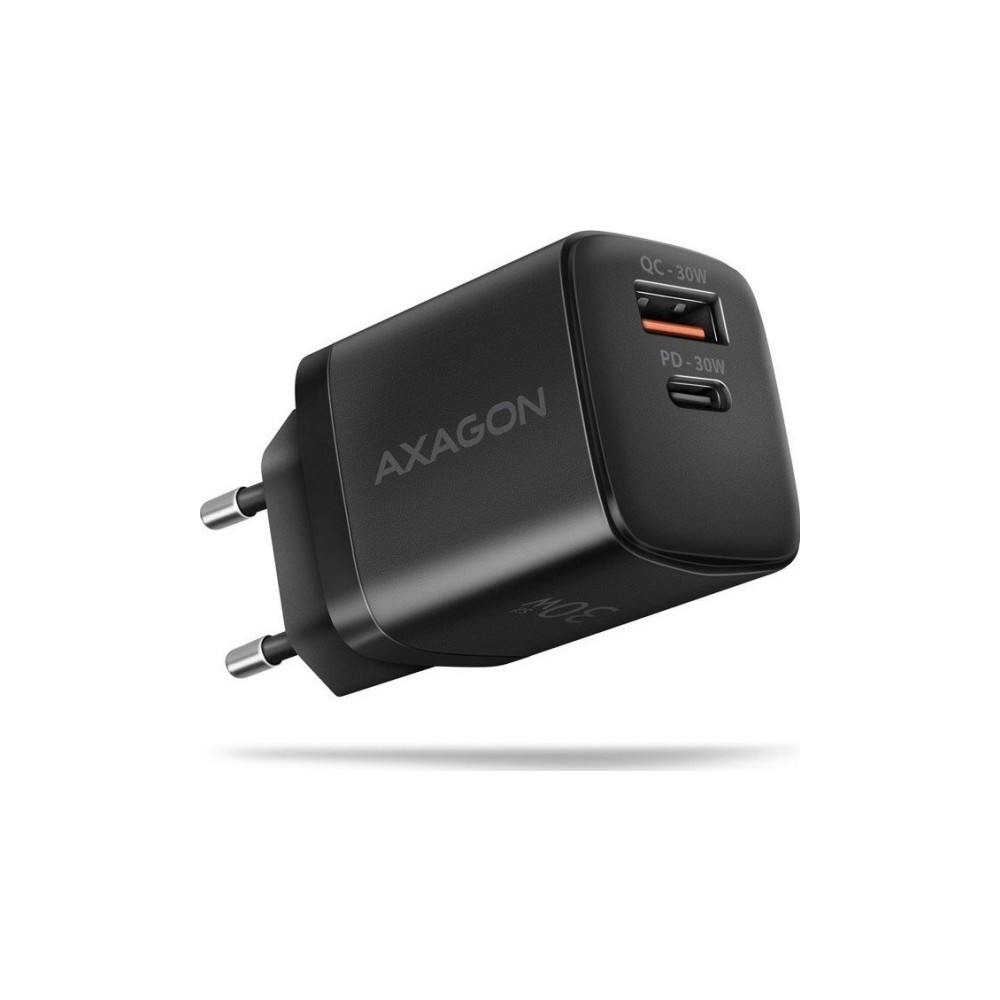 Produktbild för AXAGON ACU-PQ30 strömadapter - USB typ A, USB-C - 30 Watt
