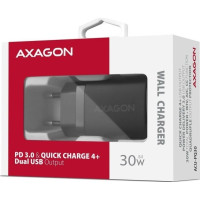 Produktbild för AXAGON ACU-PQ30 strömadapter - USB typ A, USB-C - 30 Watt