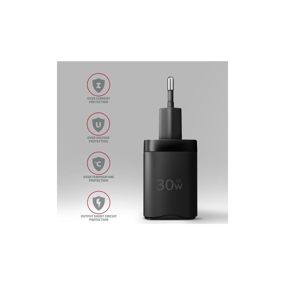 Produktbild för AXAGON ACU-PQ30 strömadapter - USB typ A, USB-C - 30 Watt