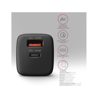 Produktbild för AXAGON ACU-PQ30 strömadapter - USB typ A, USB-C - 30 Watt