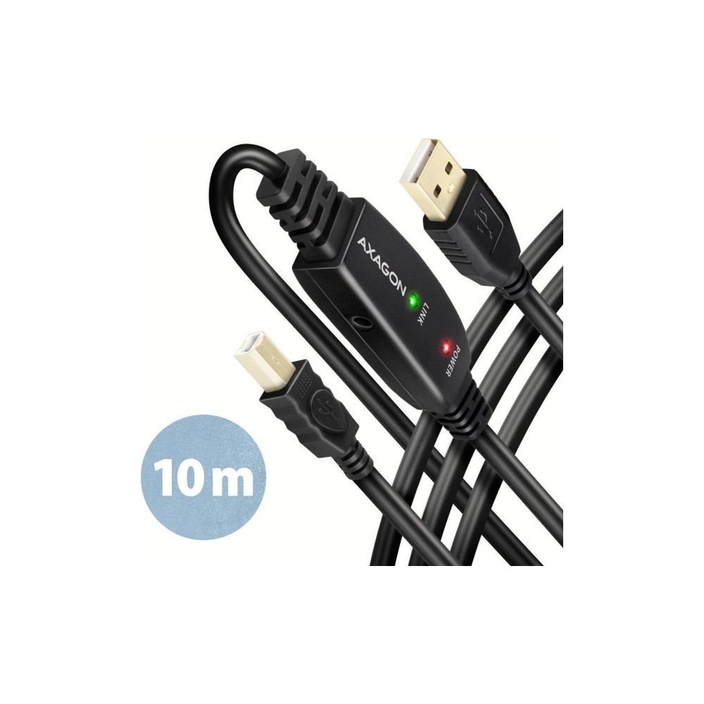 Produktbild för AXAGON ADR-210B - skrivarkabel - USB till USB typ B - 10 m