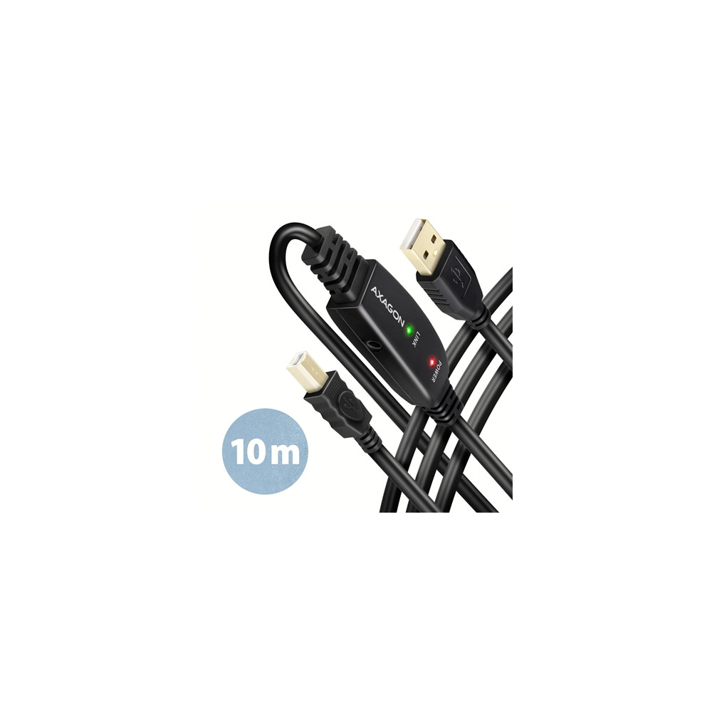 Produktbild för AXAGON ADR-210B - skrivarkabel - USB till USB typ B - 10 m