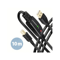 Produktbild för AXAGON ADR-210B - skrivarkabel - USB till USB typ B - 10 m