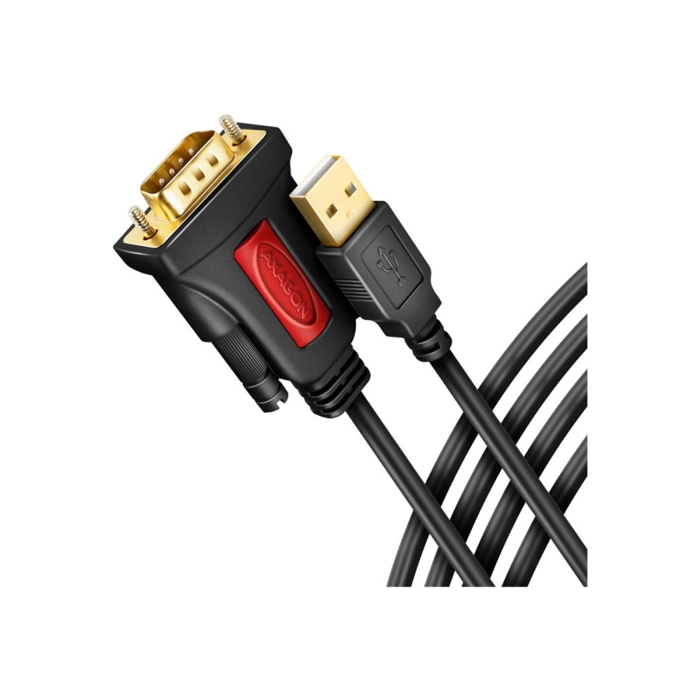 Produktbild för AXAGON - seriell kabel - DB-9 till USB - 1.5 m