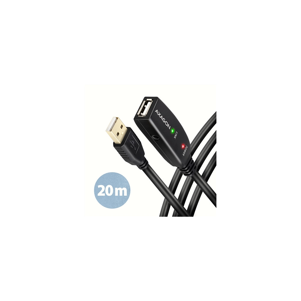Produktbild för AXAGON ADR-220 - USB-förlängningskabel - USB till USB - 20 m