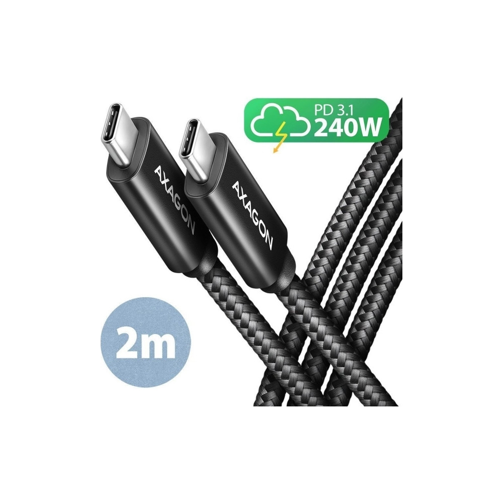 Produktbild för AXAGON - USB typ C-kabel - USB-C till USB-C