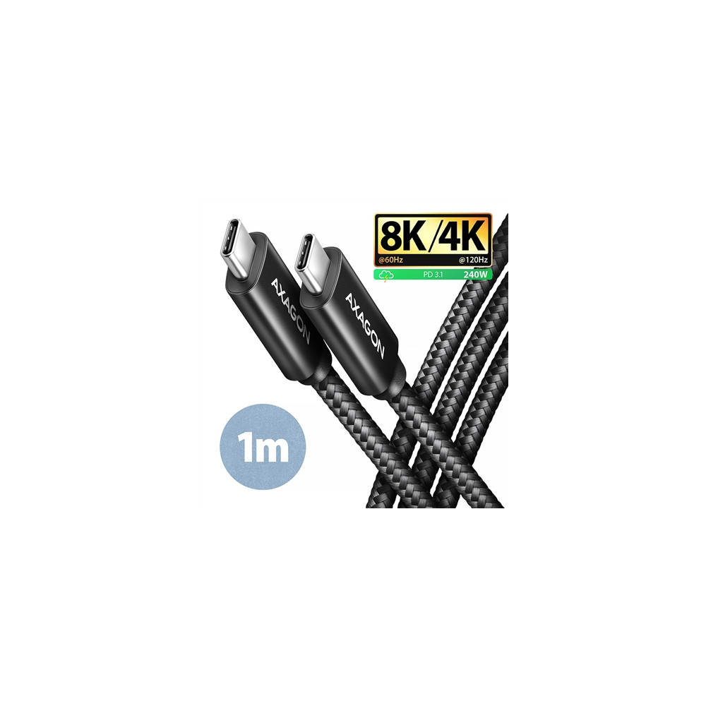 Produktbild för AXAGON - USB typ C-kabel - USB-C till USB-C