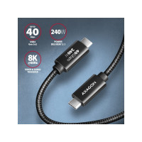 Produktbild för AXAGON - USB typ C-kabel - USB-C till USB-C