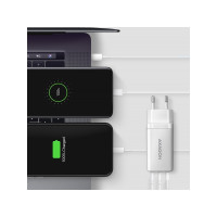 Produktbild för AXAGON ACU-DPQ65W strömadapter - USB typ A, 2 x USB-C - 65 Watt