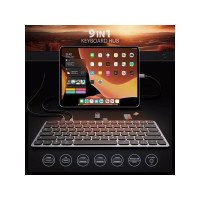 Produktbild för Klawiatura Axagon HMC-KB-US Klawiatura USB-C 5Gbps med HUB,...