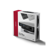 Produktbild för AXAGON HMC-UFO - dockningsstation - USB-C 3.2 Gen 2 - HDMI - 1GbE