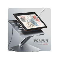 Produktbild för AXAGON HMC-STND - dockningsstation + ställ för bärbar dator - USB-C 3.2 Gen 1 - HDMI - 1GbE