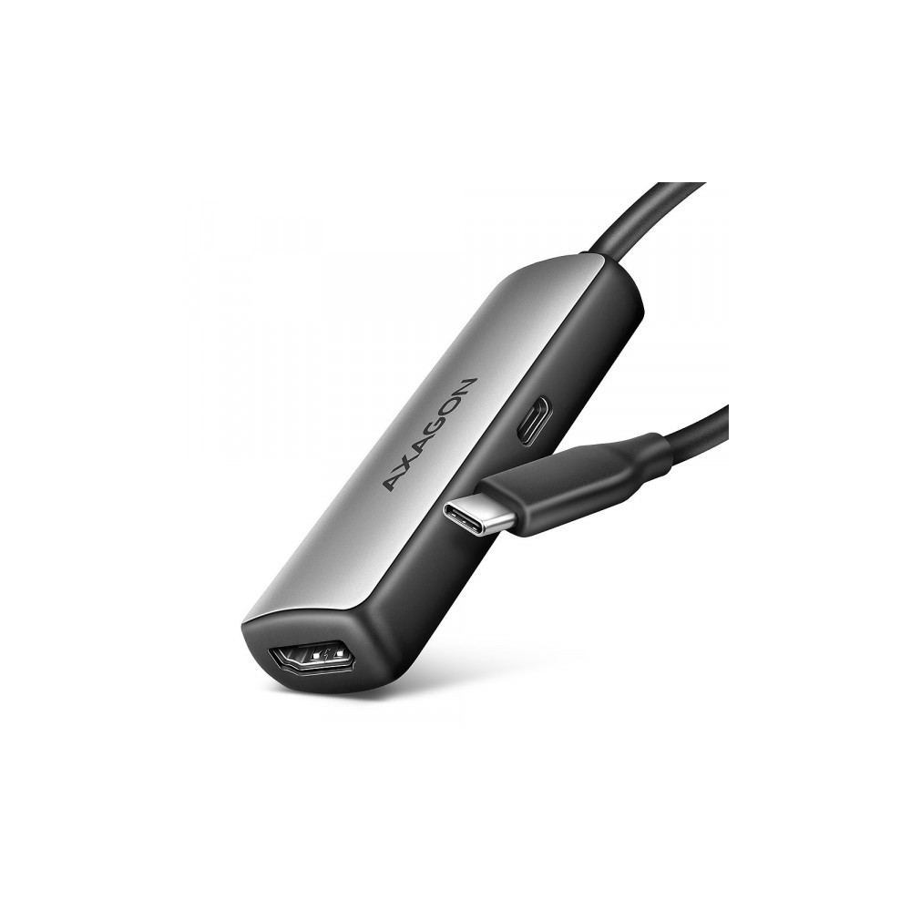 Produktbild för AXAGON RVC-HI8KPD - videoadapterkabel - USB-C till HDMI - 16 cm