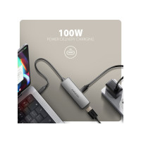 Produktbild för AXAGON RVC-HI8KPD - videoadapterkabel - USB-C till HDMI - 16 cm