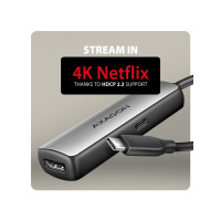 Produktbild för AXAGON RVC-HI8KPD - videoadapterkabel - USB-C till HDMI - 16 cm
